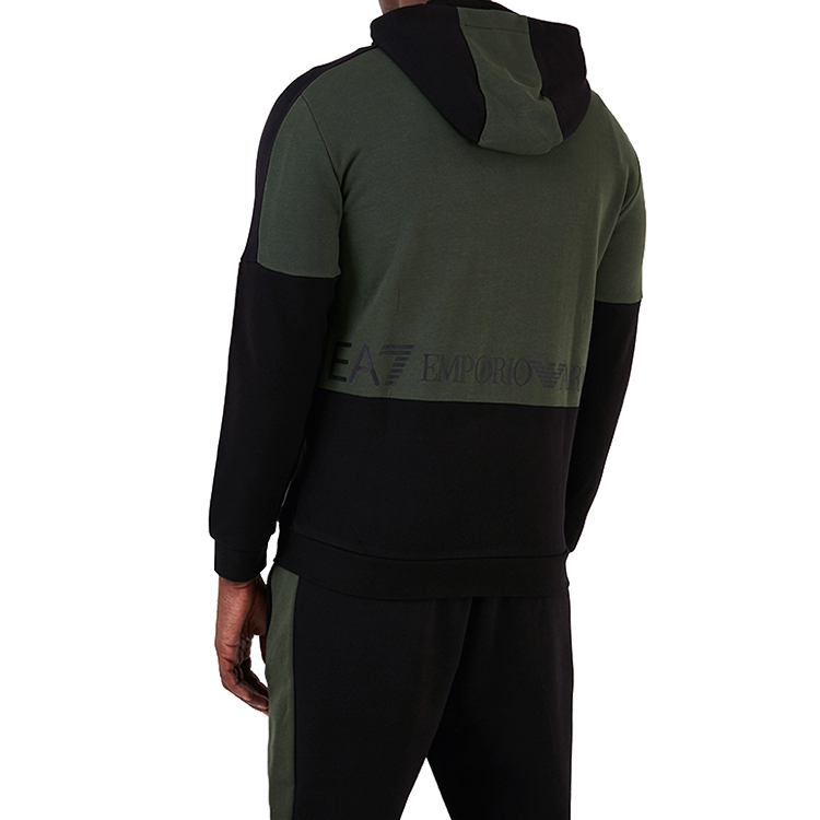 Hanorac pt bărbați EA7 EMPORIO ARMANI SWEATSHIRT S Negru photo 2
