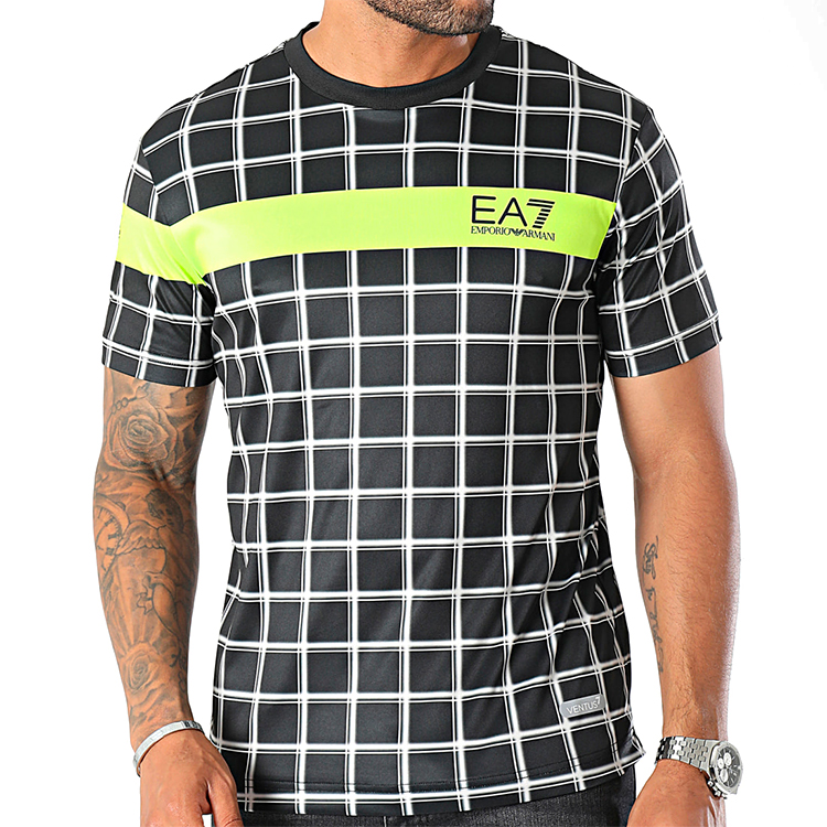 Tricou bărbătesc EA7 EMPORIO ARMANI T-SHIRT S Negru photo 2