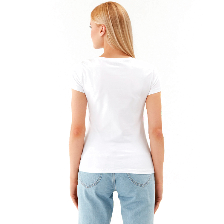 Tricou EA7 EMPORIO ARMANI T-SHIRT XS alb Femei photo 2
