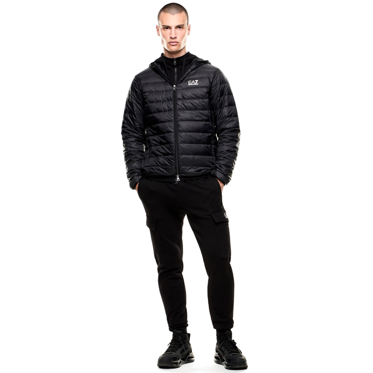 Geacă pt Barbati EA7 EMPORIO ARMANI TRAIN CORE ID M DOWN LIGHT JAC M Negru photo 5