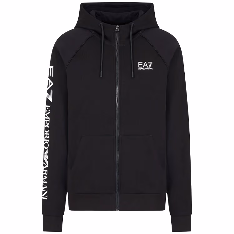 Толстовка EA7 EMPORIO ARMANI COTTON-BLEND HOODED LOGO 
