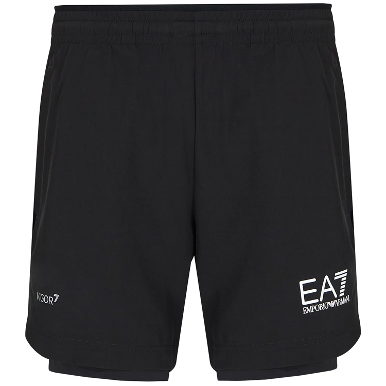 Шорты мужские EA7 EMPORIO ARMANI VIGOR7 M SHORTS 2 IN 1 CC S Черный photo 4