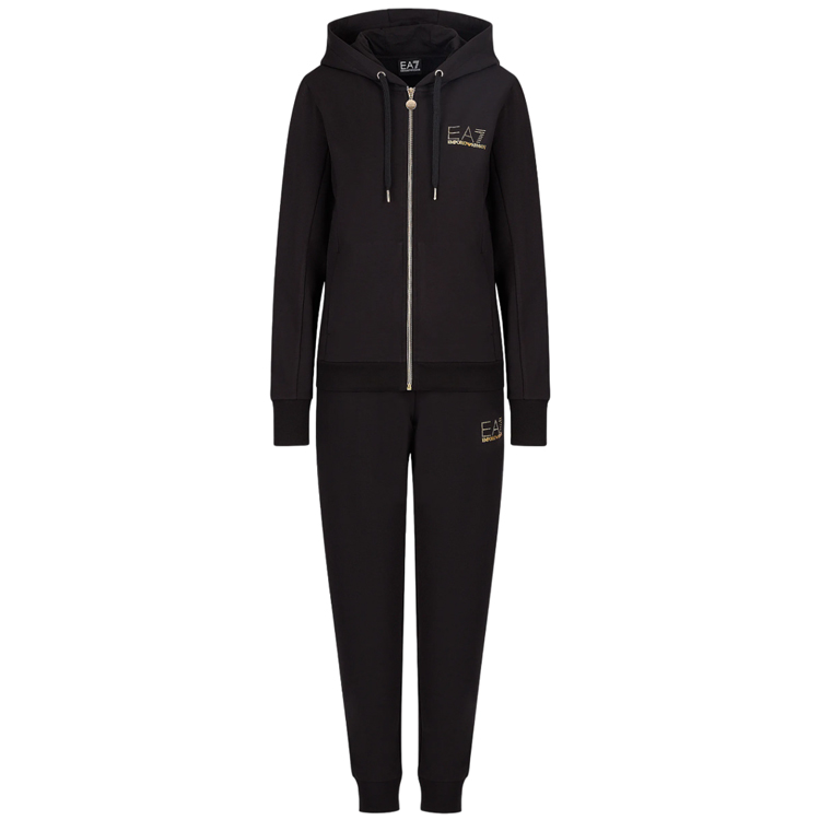 Costum Sportiv EA7 EMPORIO ARMANI TRACKSUIT XXS Negru Femei photo 4