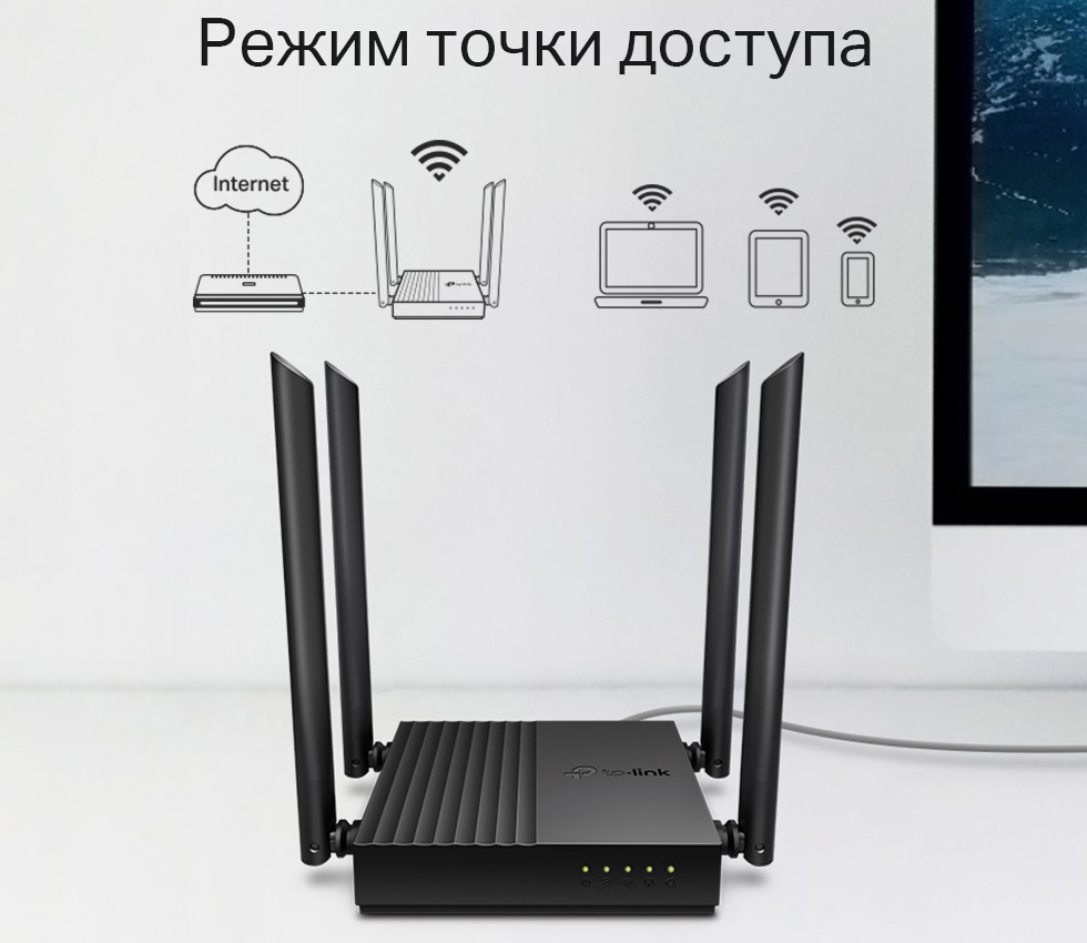 Роутер TP-Link Archer A64 AC1200 photo 4