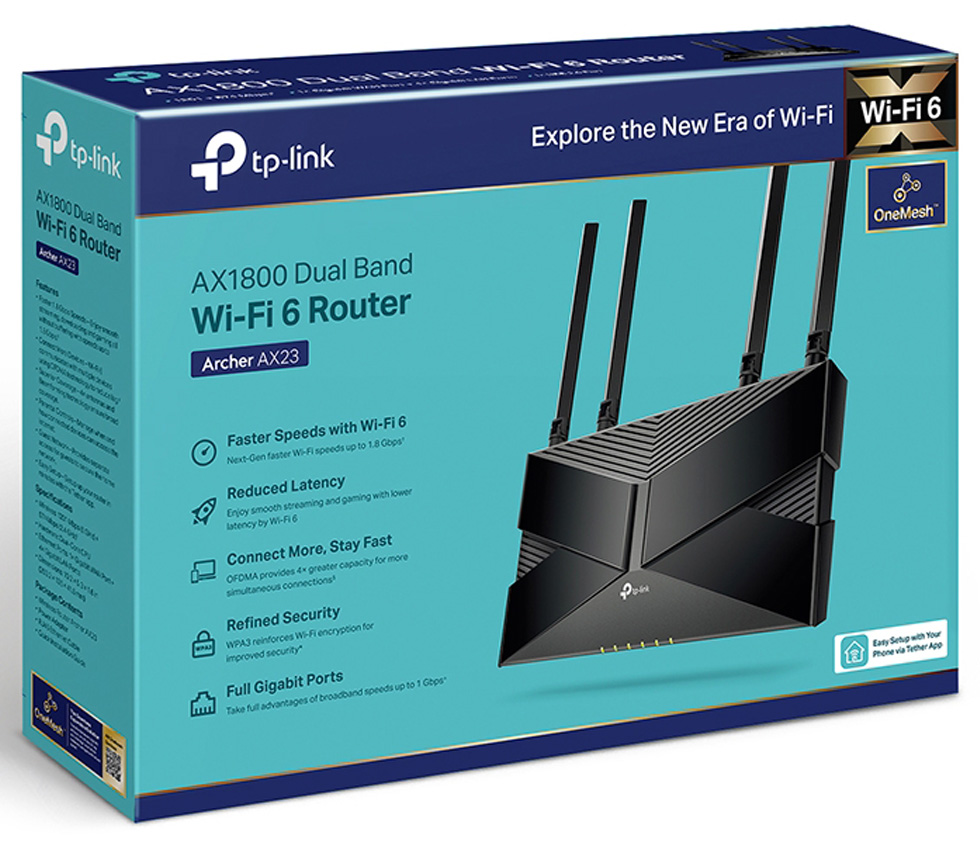 Роутер TP-Link Archer AX23 AX1800 Dual-Band photo 6