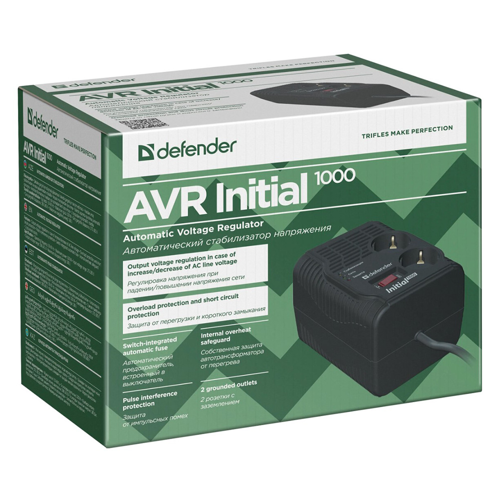Сетевой адаптер Defender AVR Initial 1000 photo 7