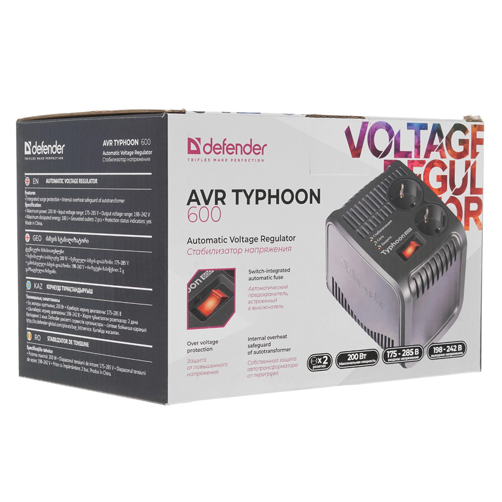 Stabilizator de tensiune Defender TYPHOON600 photo 5
