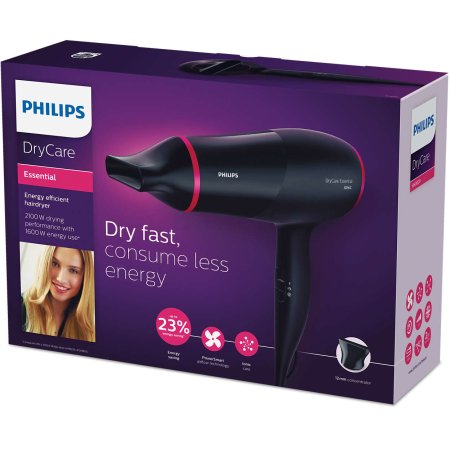 Uscator de par Philips BHD029 1600W Negru cu roz photo 7