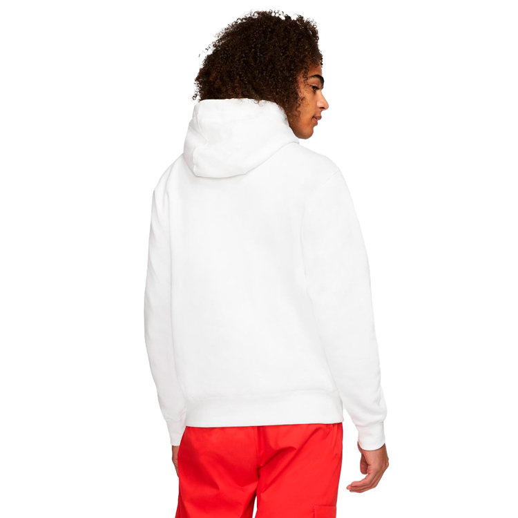 Hanorac pt bărbați Nike M NSW CLUB HOODIE PO BB M Alb photo 3