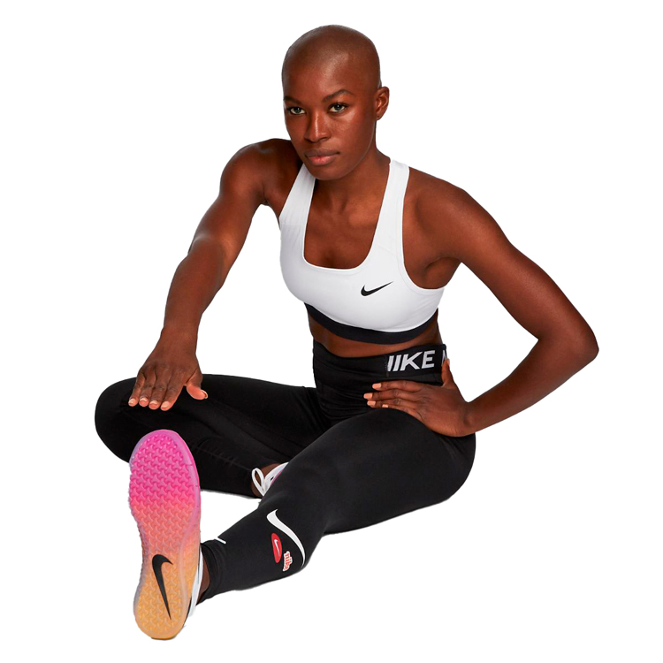 Bra sportive Nike SWOOSH BAND BRA NON PAD / Femei / S / Alb photo 3