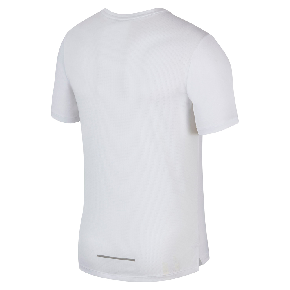 Tricou bărbătesc Nike M NK DF MILER SS FLASH NV L Alb photo 2