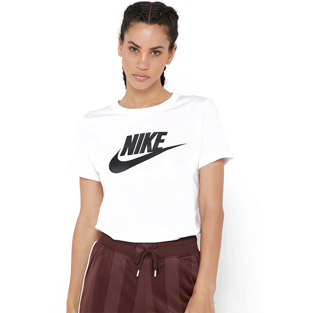 Nike W NSW TEE ESSNTL ICON FUTUR L Alb Femei photo 2