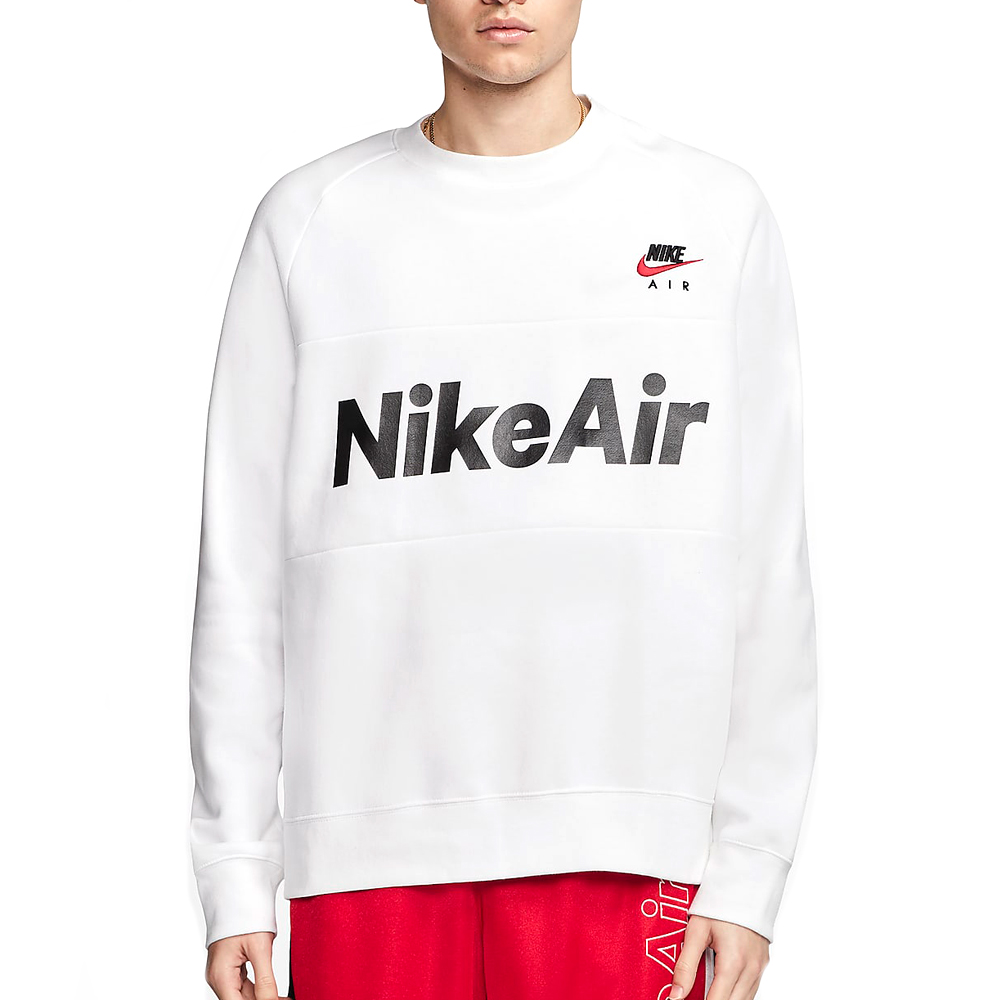 Hanorac pt bărbați Nike M NSW AIR CRW FLC M Alb photo 2