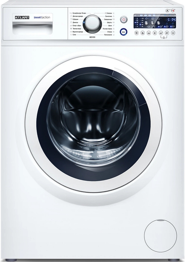 Стиральная машина Atlant CMA60C101000 6 кг / 1000 об/мин / A++ / Белый photo 1 Стиральная машина Atlant CMA60C101000 6 кг / 1000 об/мин / A++ / Белый photo 1