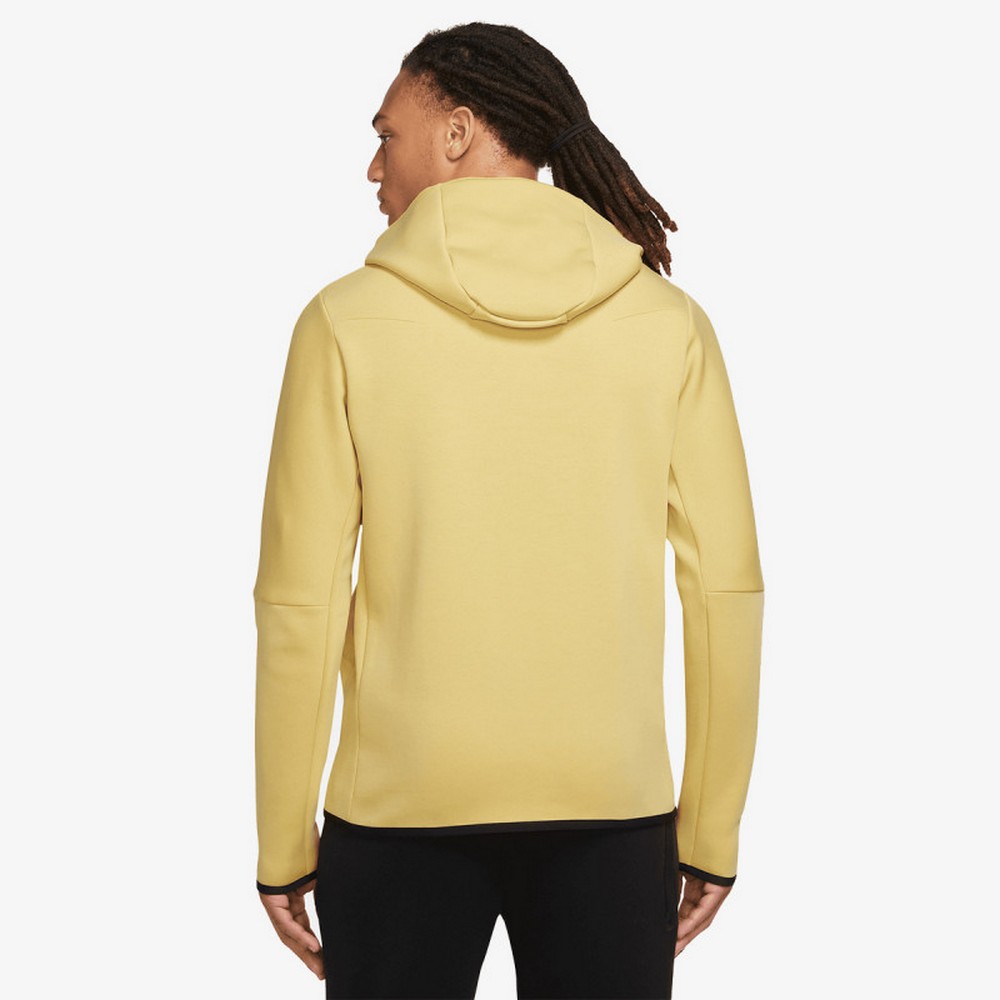 Hanorac pt bărbați Nike M NSW TCH FLC HOODIE FZ WR M Galben photo 3