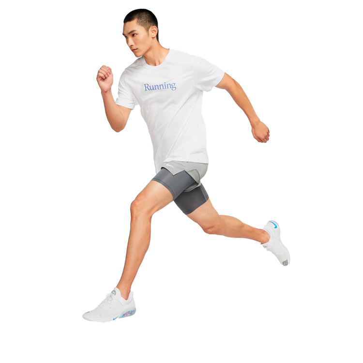 Tricou bărbătesc Nike U NK DRY TEE HBR S Alb photo 2