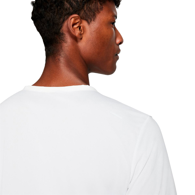 Tricou bărbătesc Nike M NK DF RISE 365 SS L Alb photo 4