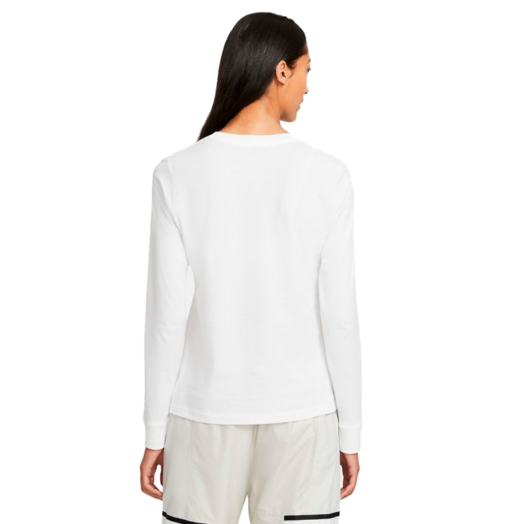 Tricou cu brat lung Nike W NSW TEE ESSNTL LS LBR XS Alb Femei photo 3