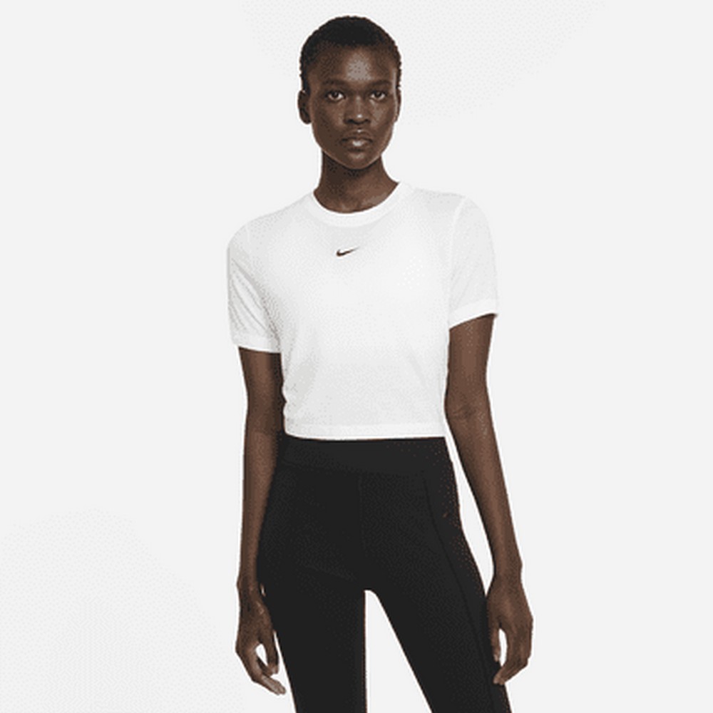 Tricou Nike W NSW ESSNTL TEE SLIM CRP LBR XS Alb Femei photo 2