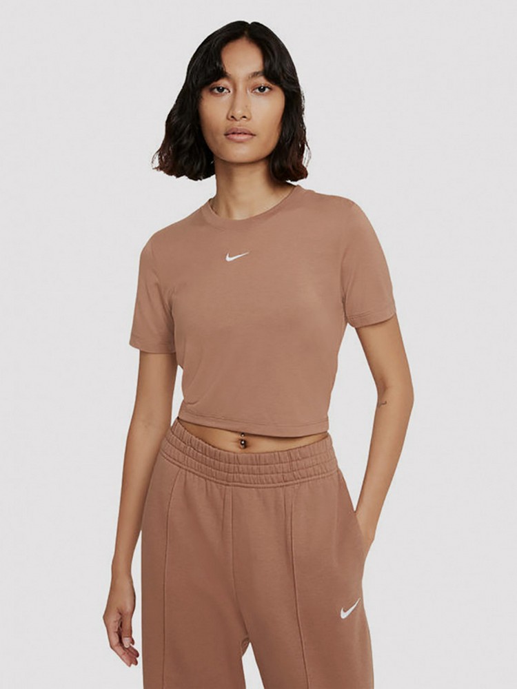 Tricou Nike W NSW ESSNTL TEE SLIM CRP LBR XS Maro Femei photo 2