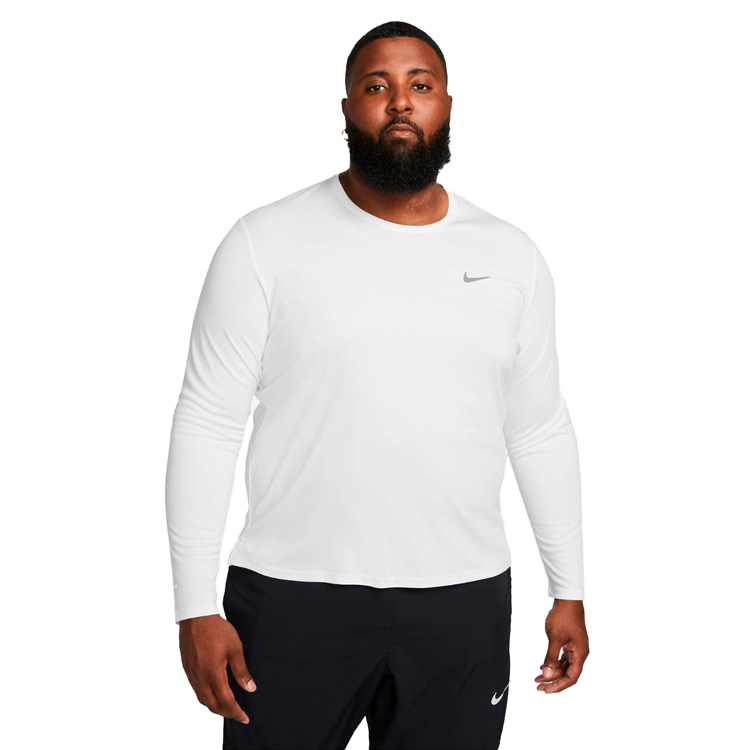 Hanorac pt bărbați Nike M NK DF UV MILER TOP LS 2XL Alb photo 2
