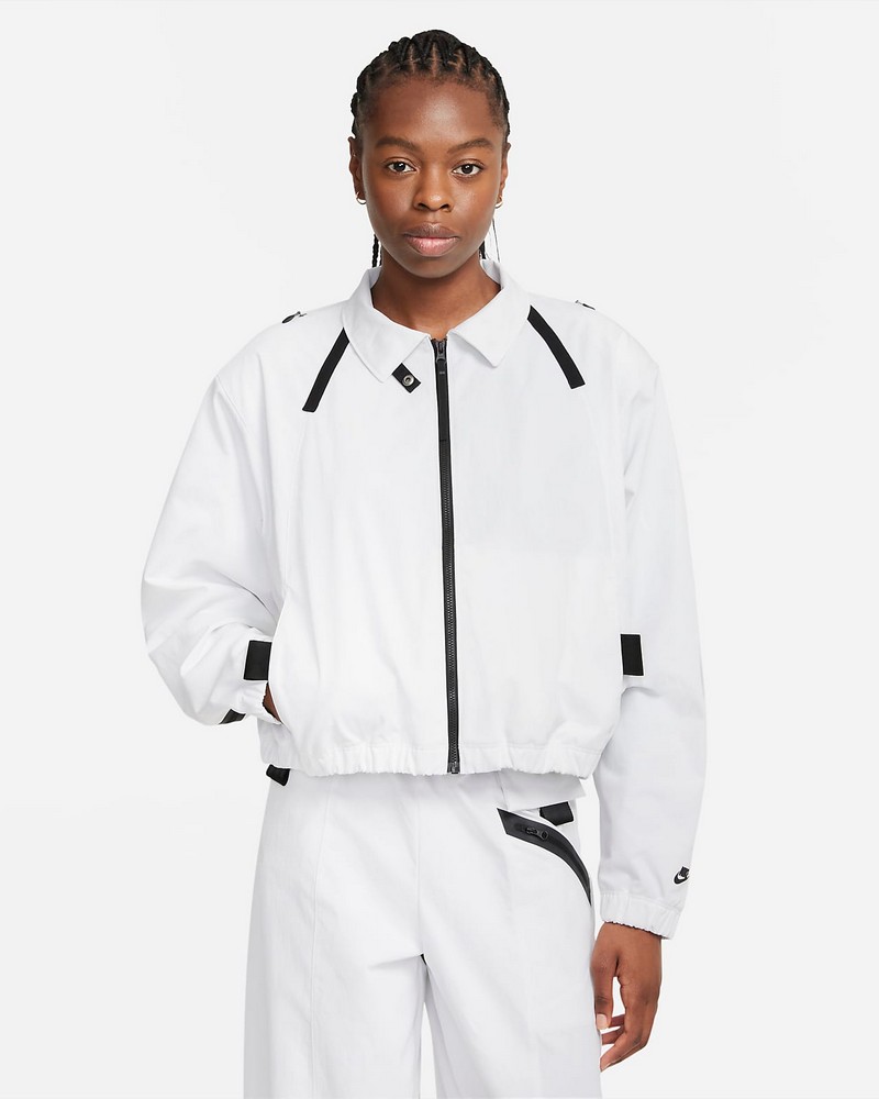 Толстовка Nike W NSW DF TP WVN JKT M Белый Женский photo 8