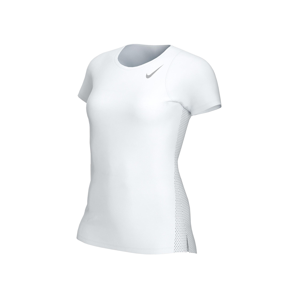 Tricou Nike W NK DF RACE TOP SS / Femei / L / Alb photo 3