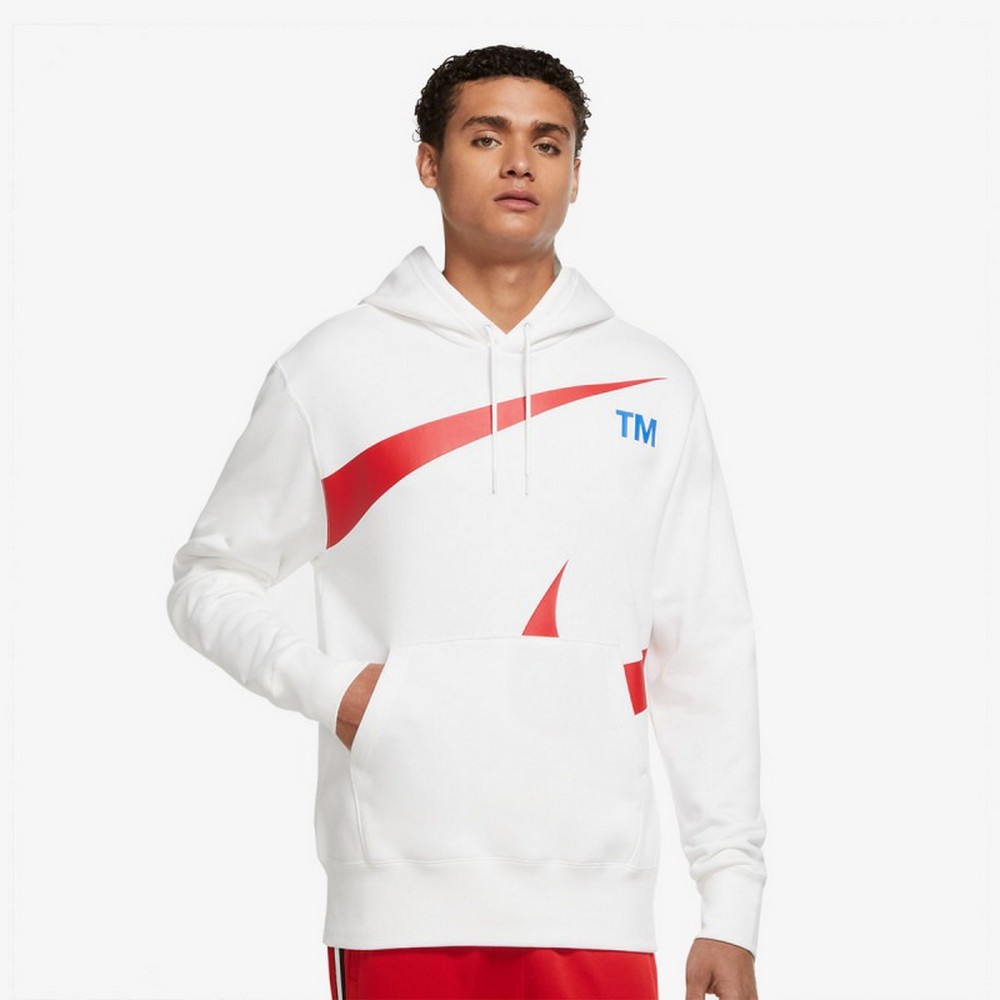Hanorac pt bărbați Nike M NSW SWOOSH PO SBB HOODIE  L Alb photo 2