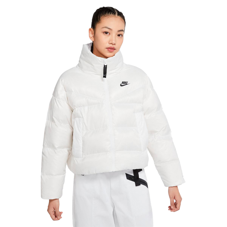 Scurta Nike W NSW TF CITY JKT L Alb Femei photo 4