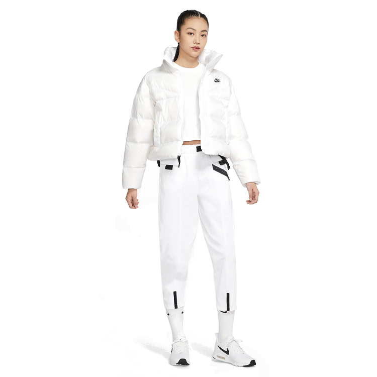 Scurta Nike W NSW TF CITY JKT L Alb Femei photo 6