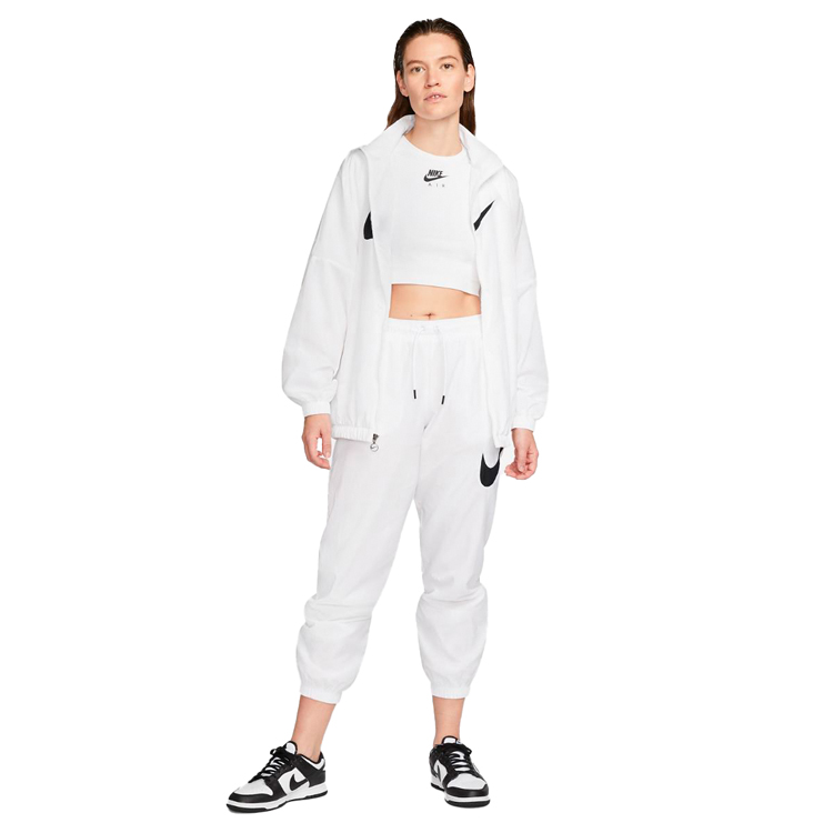 Брюки Nike W NSW ESSNTL WVN MR PANT HBR M Черный Женский photo 4