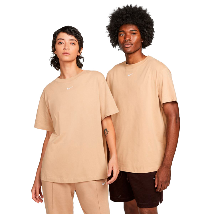 Tricou Nike W NSW ESSNTL TEE BF LBR L Bej Femei photo 6