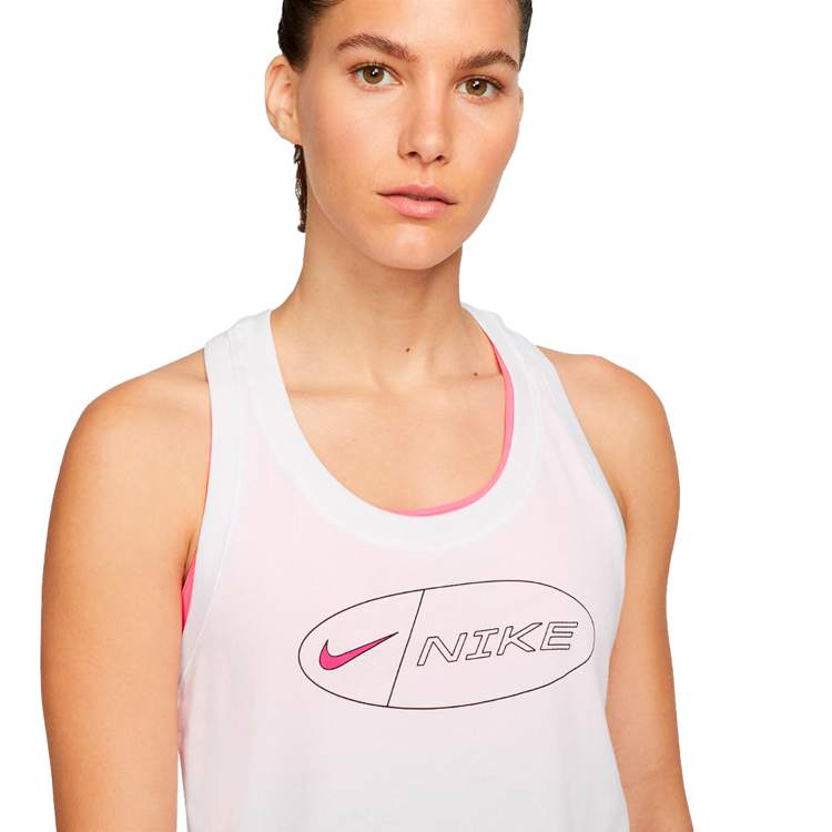Майка Nike W NK DF TANK ICON CLASH / Женский / XS / Белый photo 5