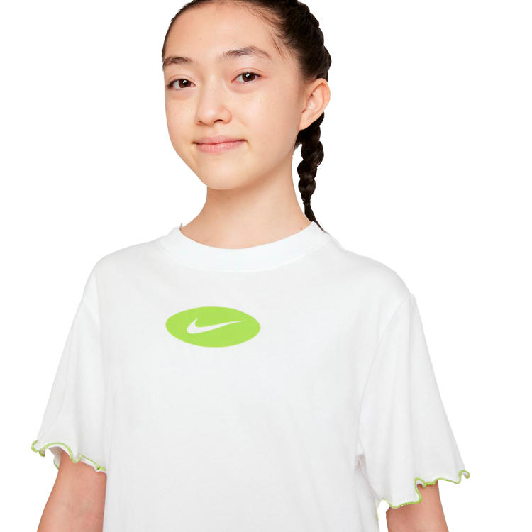 Футболка Nike G NK DF TEE ICON CLASH BOXY FR / Женский / XS / Белый photo 4