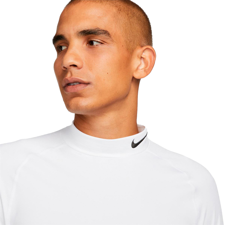 Hanorac pt bărbați Nike M NP TOP WARM LS MOCK M Alb photo 4