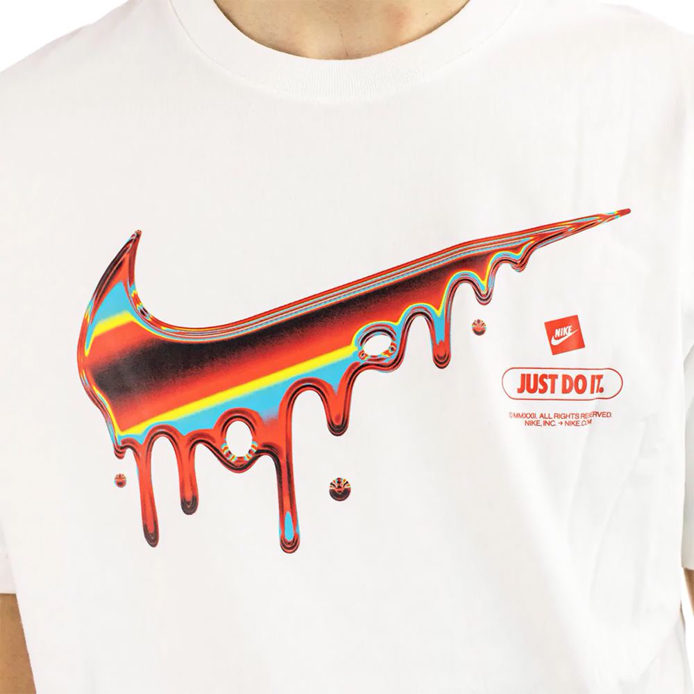 Футболка мужская Nike M NSW TEE HEATWAVE HBR XS Белый photo 3