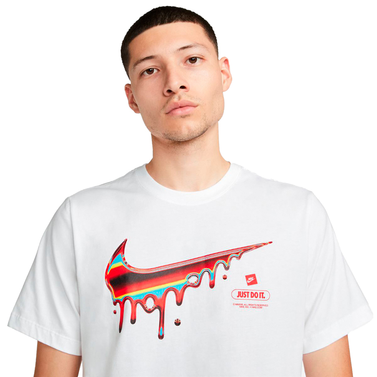 Футболка мужская Nike M NSW TEE HEATWAVE HBR XS Белый photo 6
