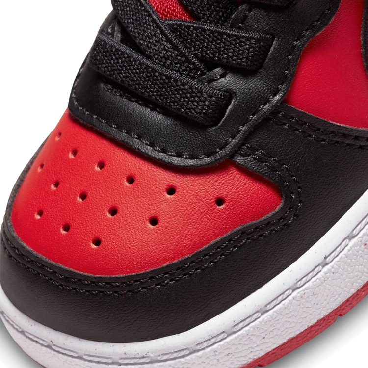 Кроссовки Nike COURT BOROUGH LOW RECRAFT (TD) / Мужской / 23 / Черный/Красный photo 4