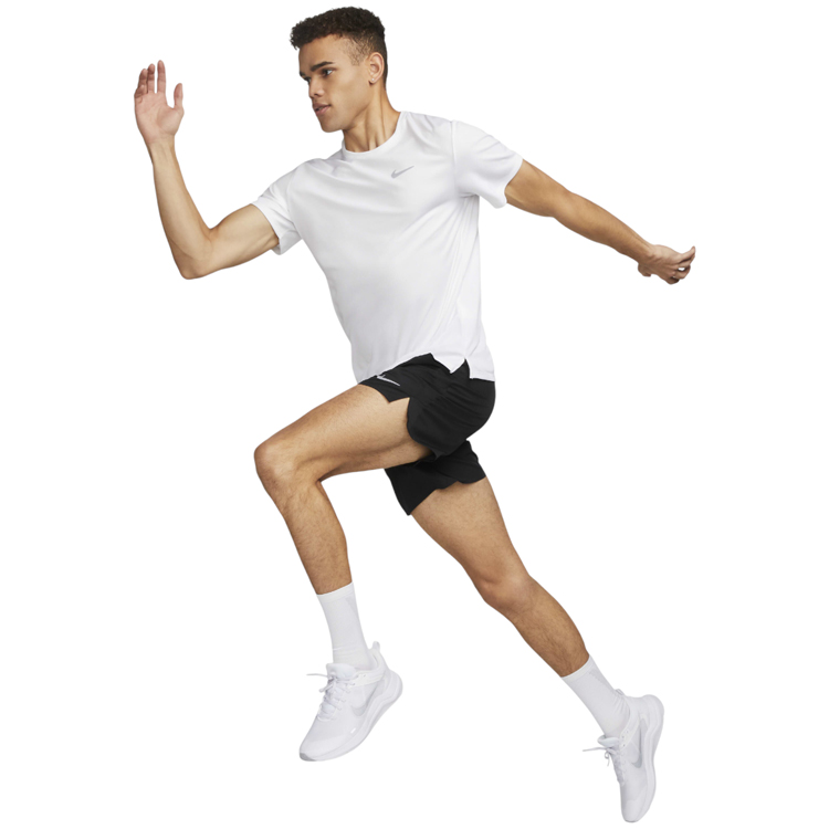 Tricou bărbătesc Nike M NK DF UV MILER SS XS Alb photo 4