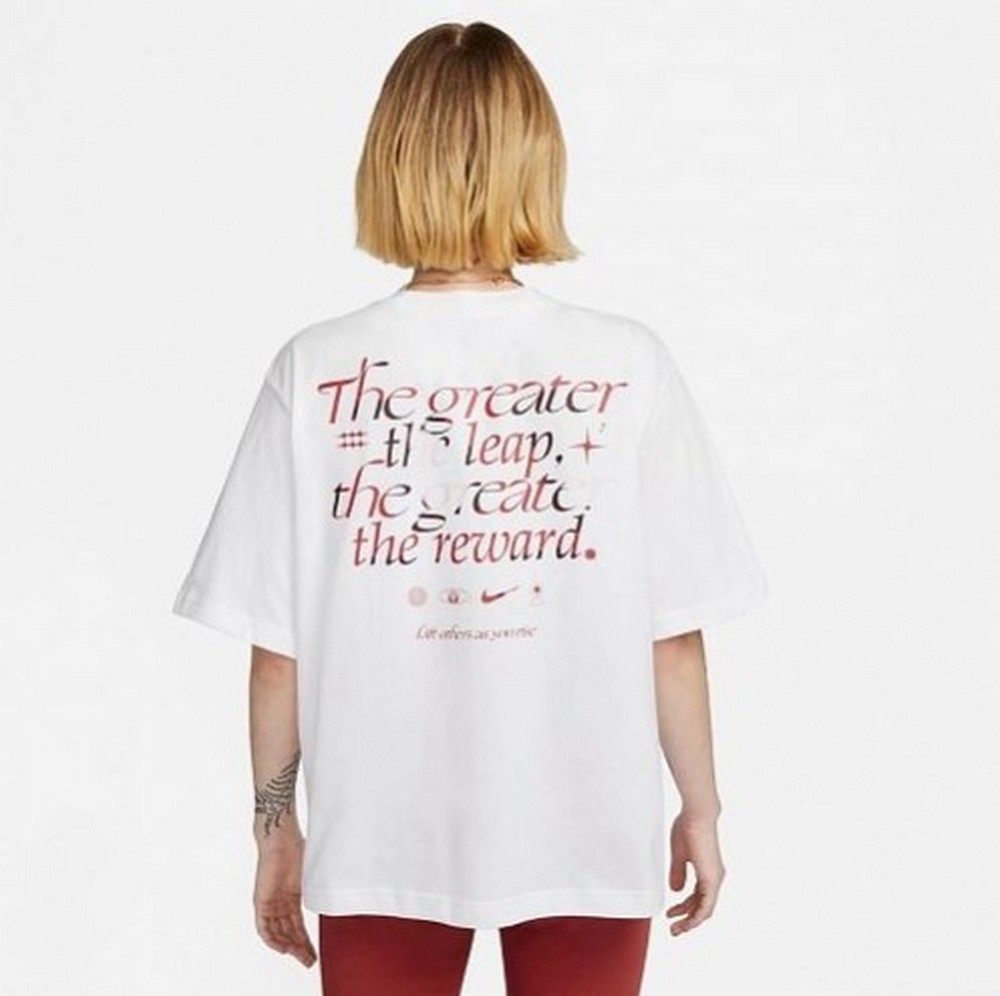 Tricou Nike W NSW TEE OC 3 SS BOXY / Femei / M / Alb photo 3