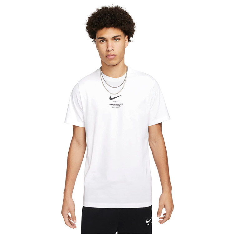 Футболка мужская Nike M NSW TEE BIG SWOOSH 2XL Белый photo 3