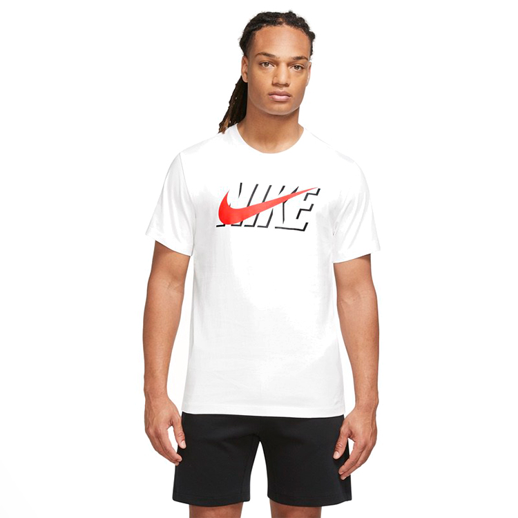 Футболка мужская Nike M NSW TEE SWOOSH BLOCK XL Белый photo 2