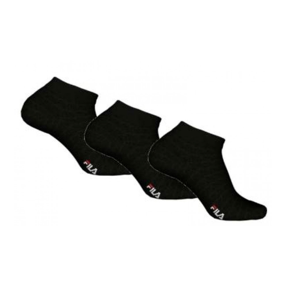 Носки Унисекс Fila UW QUARTER SOCKS MERCERIZED 3 PACK 35-38 Черный photo 3