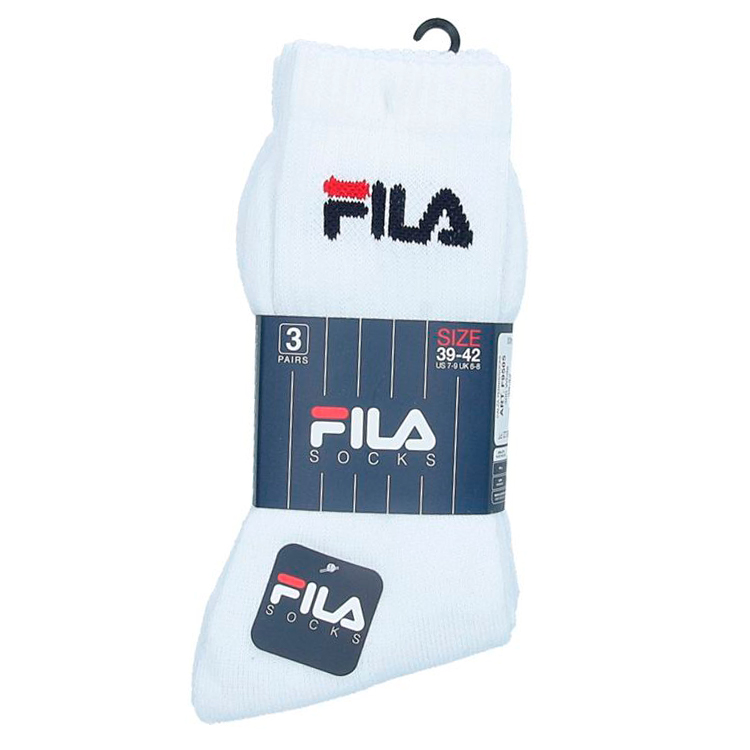 Носки Унисекс Fila UW socks 35-38 Белый photo 2