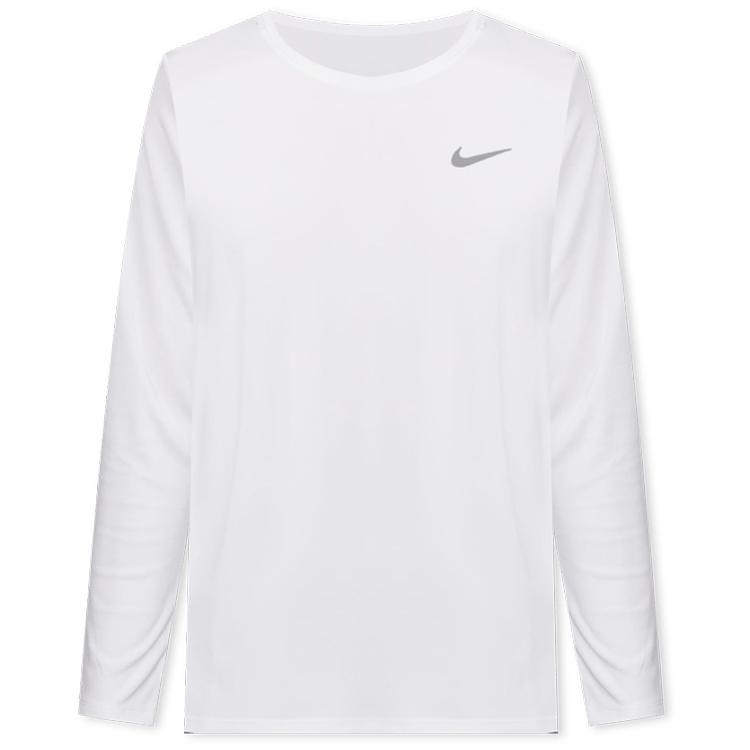 Hanorac pt bărbați Nike M NK DF UV MILER TOP LS M Alb photo 3