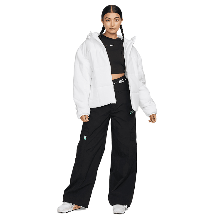 Scurta Nike W NSW ESSTL THRMR CLSC PUFFER L alb Femei photo 5