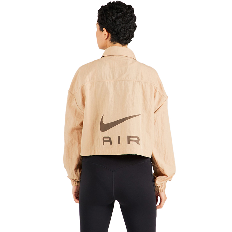 Scurta Nike W NSW AIR WVN MOD CROP JKT L Bej Femei photo 2