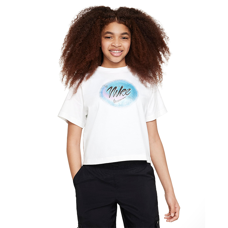 Футболка Nike G NSW TEE BOXY CARNIVAL / Женский / S / Белый photo 2