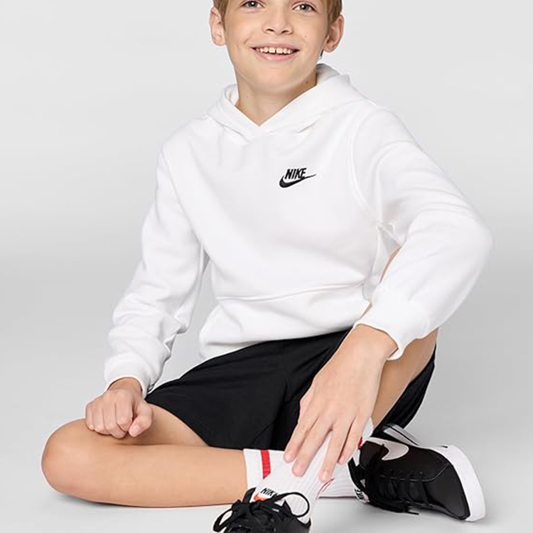 Jacheta Nike K NSW CLUB FLC HDY LBR M Alb Femei photo 6