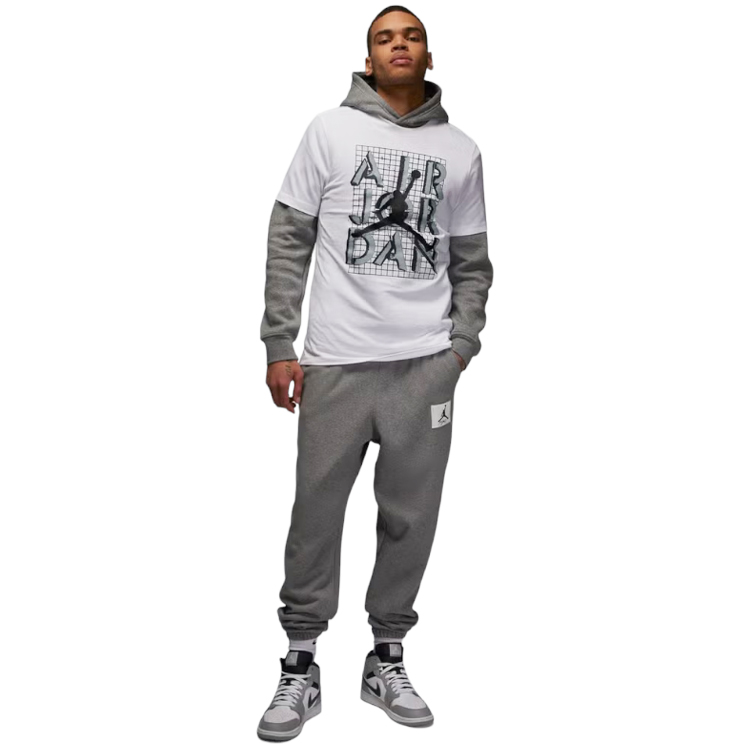 Футболка мужская Nike M J BRAND JM STACK SS CREW XS Белый photo 2